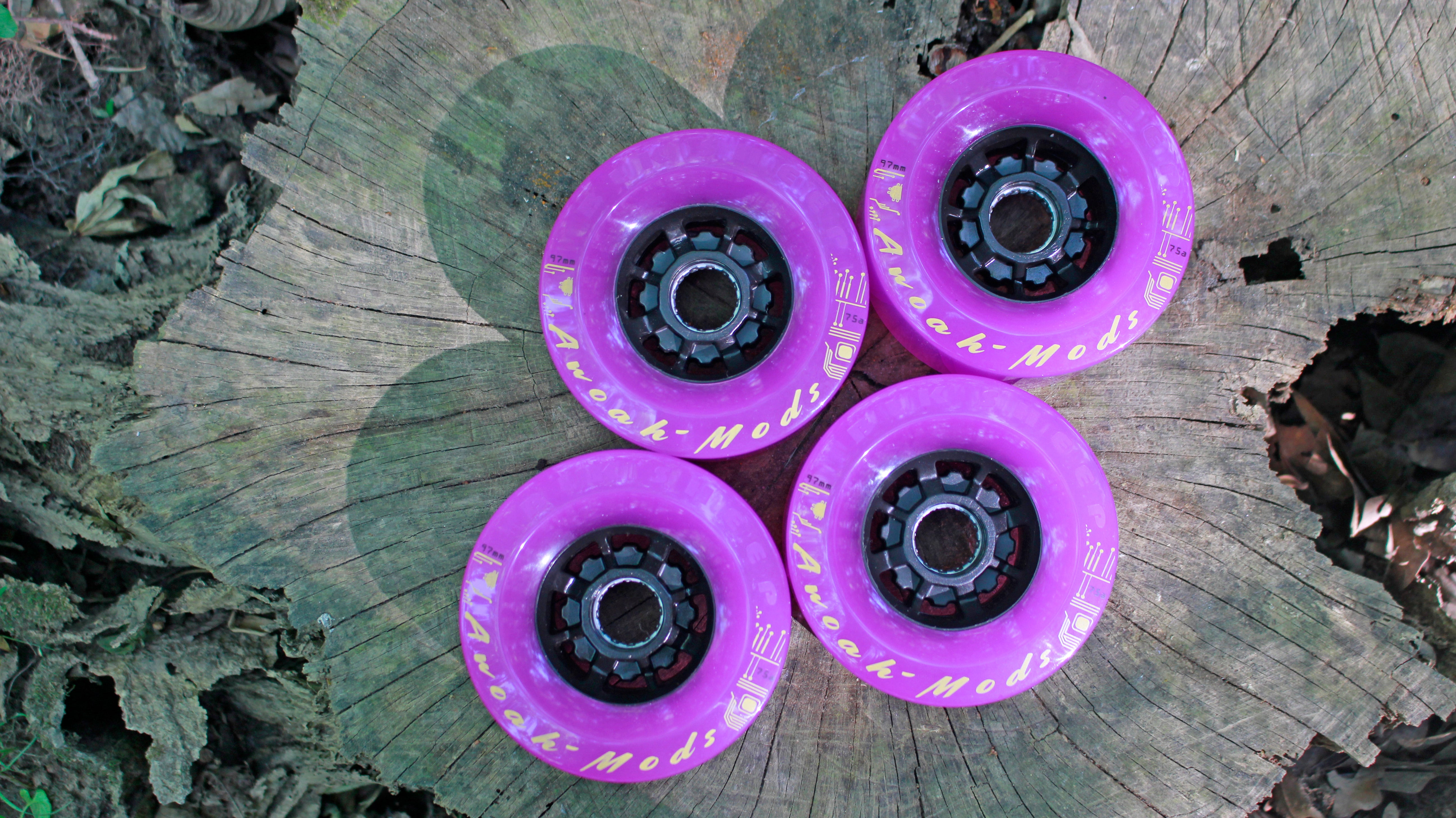 AWOAH Cosmic Purple Wheels 4-pack